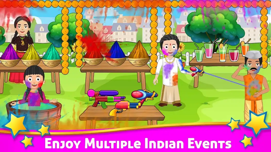 Play Pretend Indian Town Life as an online game Pretend Indian Town Life with UptoPlay