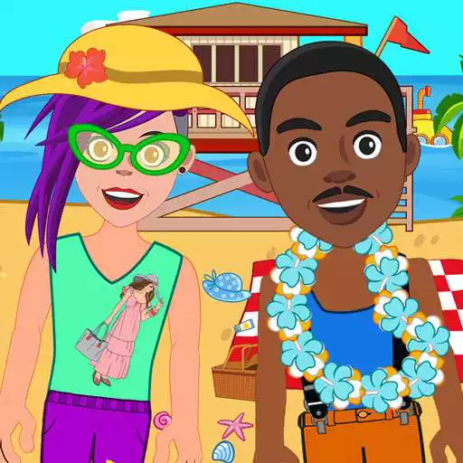 Play Pretend Play Beach Life: Fun Town picnic Games APK
