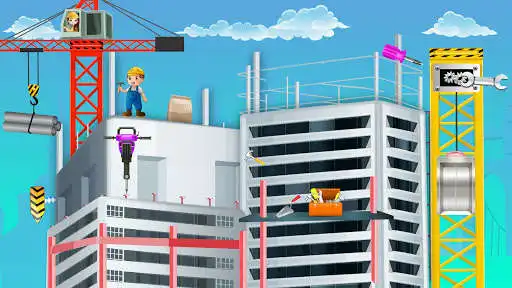 Play Pretend Play Construction Worker as an online game Pretend Play Construction Worker with UptoPlay