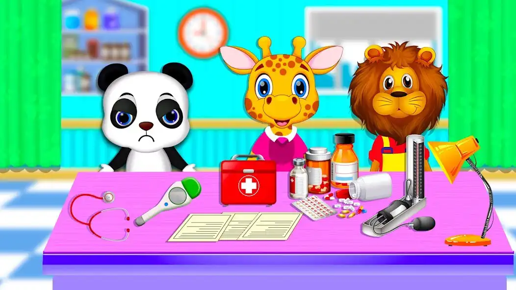 Play Pretend Play Doctor Animals as an online game Pretend Play Doctor Animals with UptoPlay