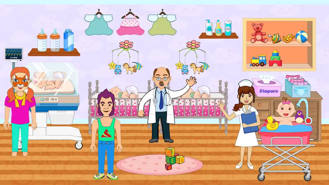 Play Pretend Play in Hospital Life as an online game Pretend Play in Hospital Life with UptoPlay