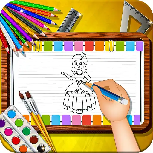 Play Pretend Princess Drawing Book APK