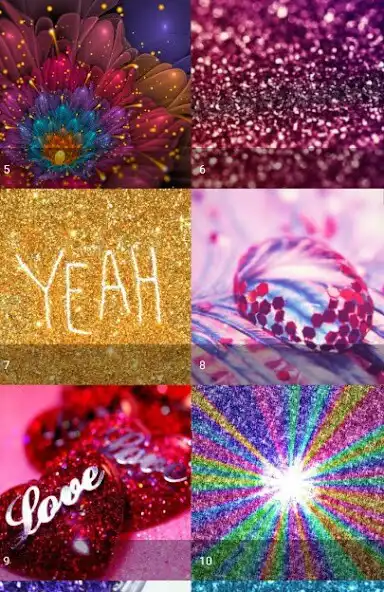 Play Pretty Glitter Wallpaper as an online game Pretty Glitter Wallpaper with UptoPlay