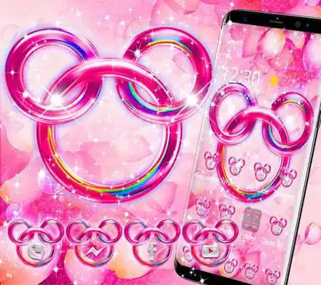 Play Pretty Pink Micky Theme Pink Micky Wallpaper