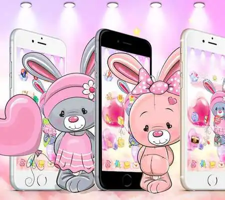 Play Pretty Rabbit Theme Animal World Wallpape