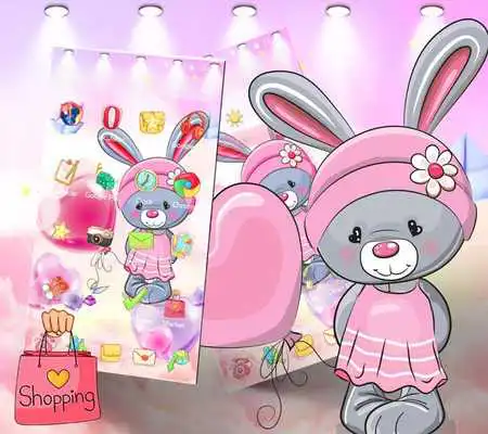 Play Pretty Rabbit Theme Animal World Wallpape