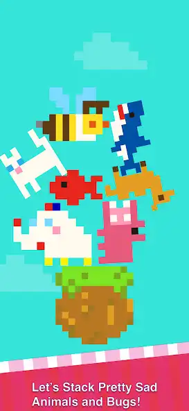 Play Pretty Sad Animal Tower - Easy as an online game Pretty Sad Animal Tower - Easy with UptoPlay