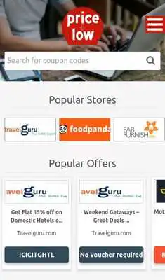 Play PriceLow - Free Coupons