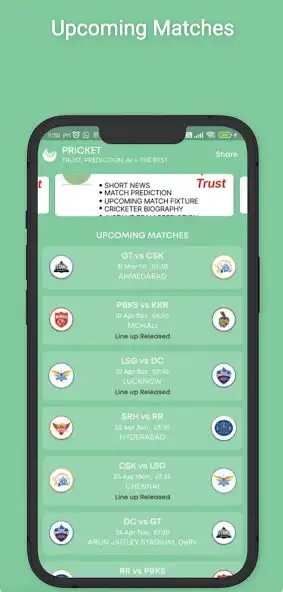 Play Pricket - A Live Predication as an online game Pricket - A Live Predication with UptoPlay