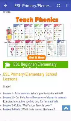 Play Primary school lessons