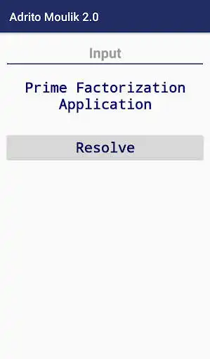 Play Prime Factorization: Adrito Moulik 2.0  and enjoy Prime Factorization: Adrito Moulik 2.0 with UptoPlay