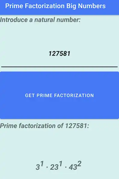 Play Prime Factors Big Numbers  and enjoy Prime Factors Big Numbers with UptoPlay