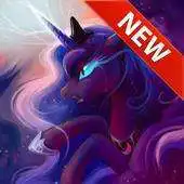 Free play online Princes Luna Pony Wallpaper Art APK