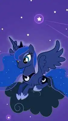 Play Princes Luna Pony Wallpaper Art