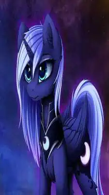 Play Princes Luna Pony Wallpaper Art