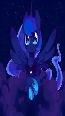 Play Princes Luna Pony Wallpaper Art