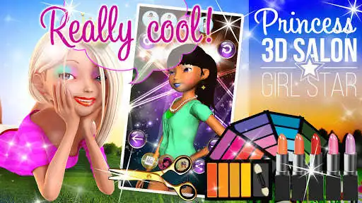 Play Princess 3D Salon - Girl Star  and enjoy Princess 3D Salon - Girl Star with UptoPlay