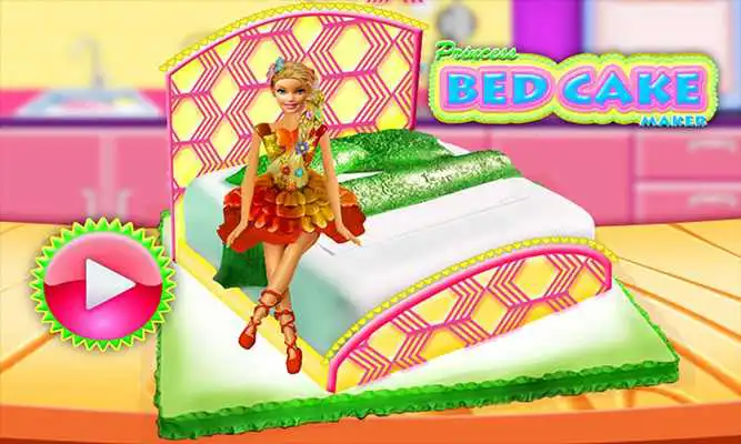Play Princess Bed Cake Maker Game! Doll cakes Cooking