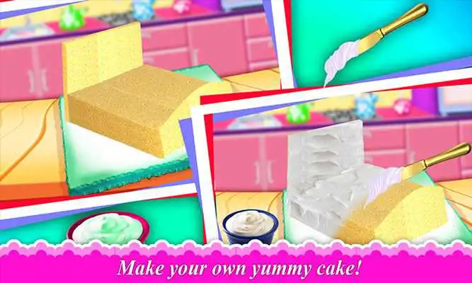 Play Princess Bed Cake Maker Game! Doll cakes Cooking