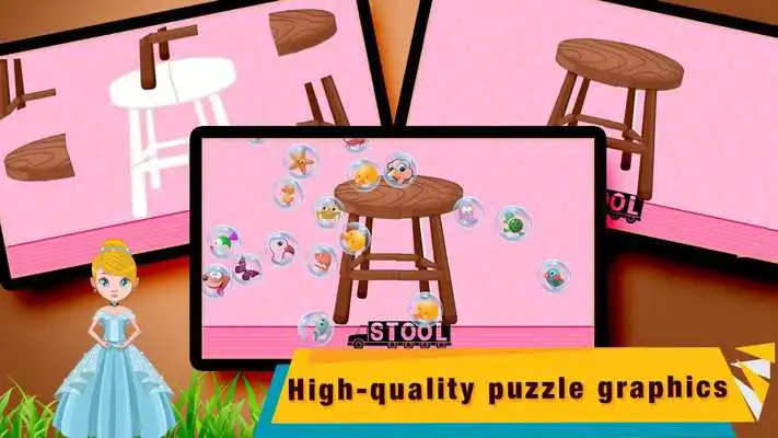Play Princess Bedroom Puzzle for Kids