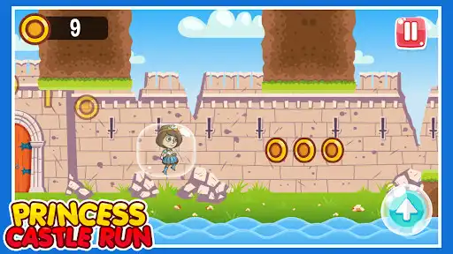 Play Princess Castle Run as an online game Princess Castle Run with UptoPlay