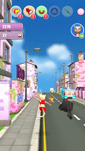 Play Princess Cat Lea Run as an online game Princess Cat Lea Run with UptoPlay