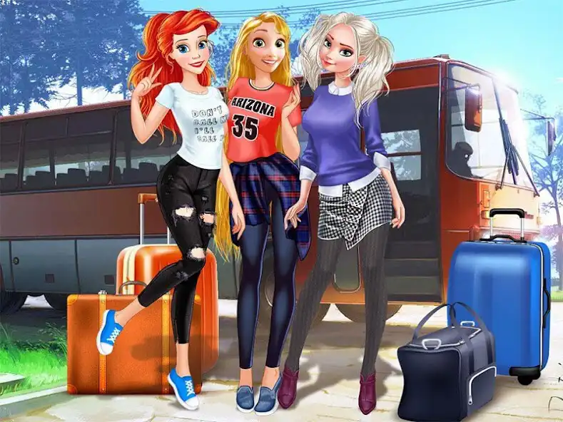 Play Princess College Dress up Game  and enjoy Princess College Dress up Game with UptoPlay