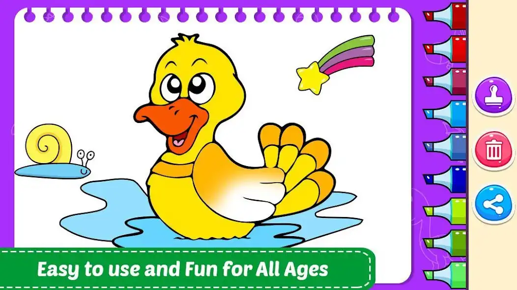 Play Princess Coloring Book for Kid as an online game Princess Coloring Book for Kid with UptoPlay