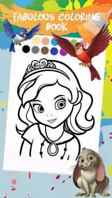 Play Princess coloring book for kids for girl