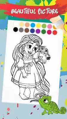 Play Princess coloring book for kids for girl