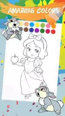 Play Princess coloring book for kids for girl