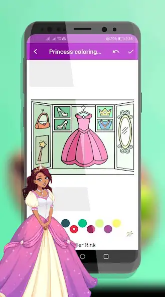Play Princess coloring book girls  and enjoy Princess coloring book girls with UptoPlay
