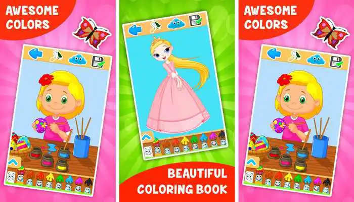 Play Princess Coloring Book Pages