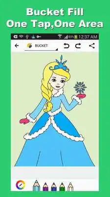 Play Princess Coloring Game 4 Kids