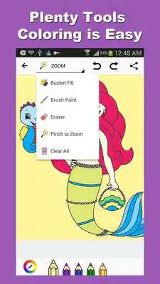Play Princess Coloring Game 4 Kids