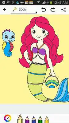 Play Princess Coloring Game 4 Kids