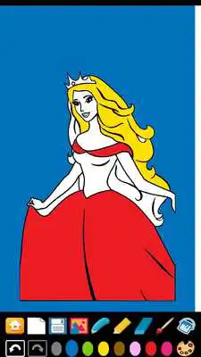 Play Princess Coloring Game