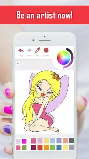 Play Princess Coloring  and enjoy Princess Coloring with UptoPlay