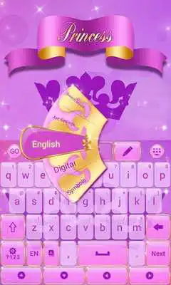Play Princess Color Theme Keyboard