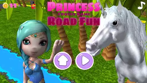 Play Princess Crossy Game Road Fun as an online game Princess Crossy Game Road Fun with UptoPlay