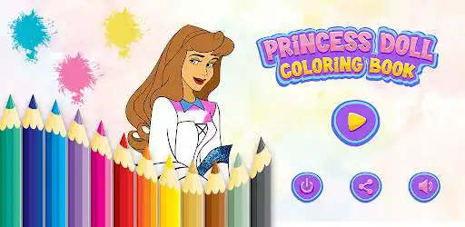 Play Princess Doll Coloring Book  and enjoy Princess Doll Coloring Book with UptoPlay