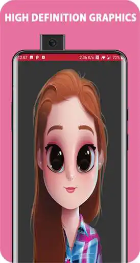 Play princess doll cute video call and chat game as an online game princess doll cute video call and chat game with UptoPlay