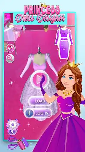 Play Princess Dress Designer 3D  and enjoy Princess Dress Designer 3D with UptoPlay