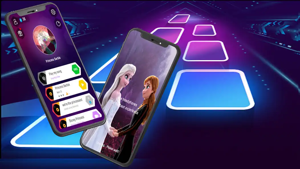 Play Princess EDM Hop Tiles  and enjoy Princess EDM Hop Tiles with UptoPlay