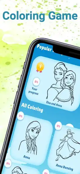 Play Princesses Coloring game  and enjoy Princesses Coloring game with UptoPlay