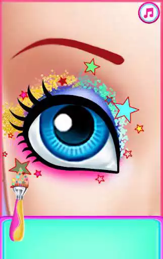 Play Princess Eye Makeup Artist Game as an online game Princess Eye Makeup Artist Game with UptoPlay