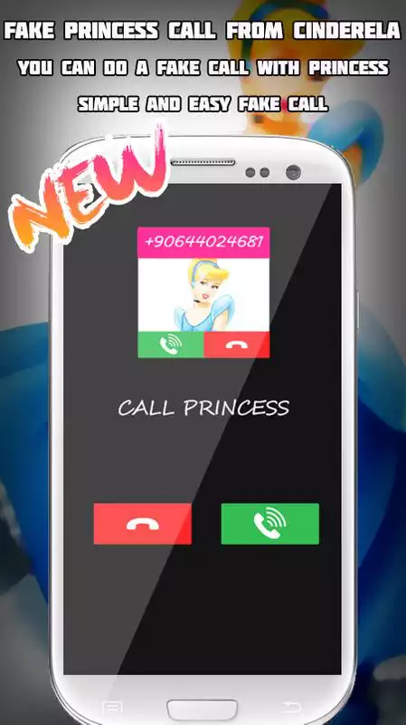 Play Princess Fake Call From Cinderela