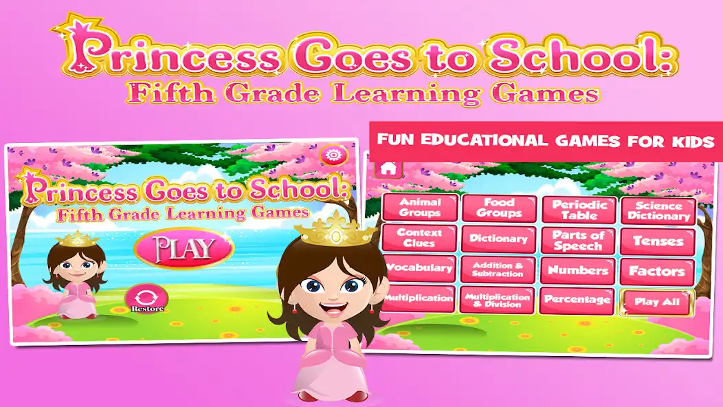 Play Princess Fifth Grade Games  and enjoy Princess Fifth Grade Games with UptoPlay