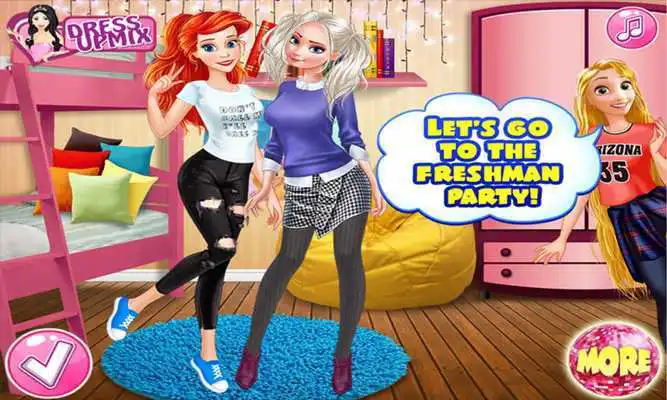 Play Princess First College Party