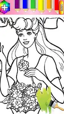 Play Princess girl coloring book